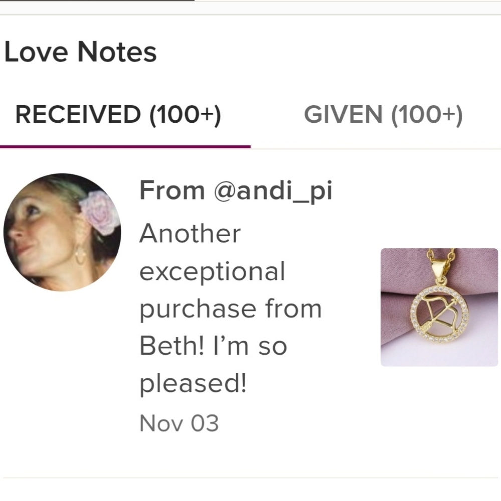 I'll Try & Restock Sagittarius Pendant Inlaid Zircon Gold Plated Stainless Steel - Picture 2 of 14